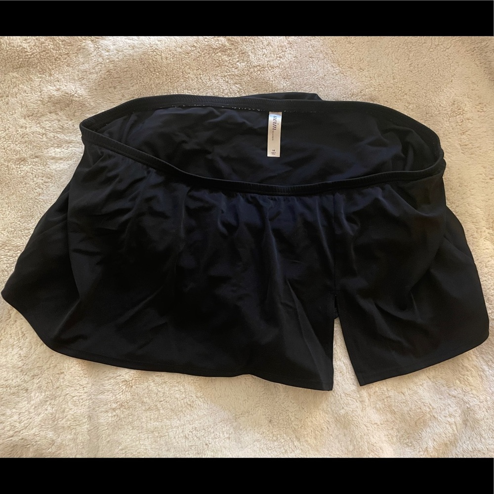 Black swim skirt by Cacique Size 16